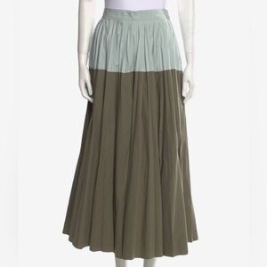 Lela rose color block midi Skirt